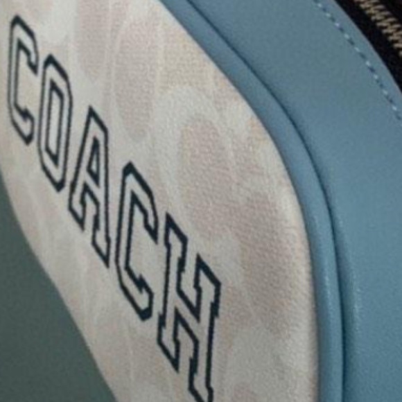 NEW Coach Jamie Wristlet In Signature Canvas With Varsity Motif - Picture 6 of 14